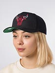 Бейсболка MITCHELL NESS арт. HP9576-CBUBLCK Chicago Bulls NBA (черный)
